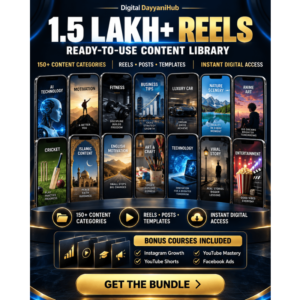 1.5 Lakh+ Viral Reels Bundle – Complete Social Media Content Library